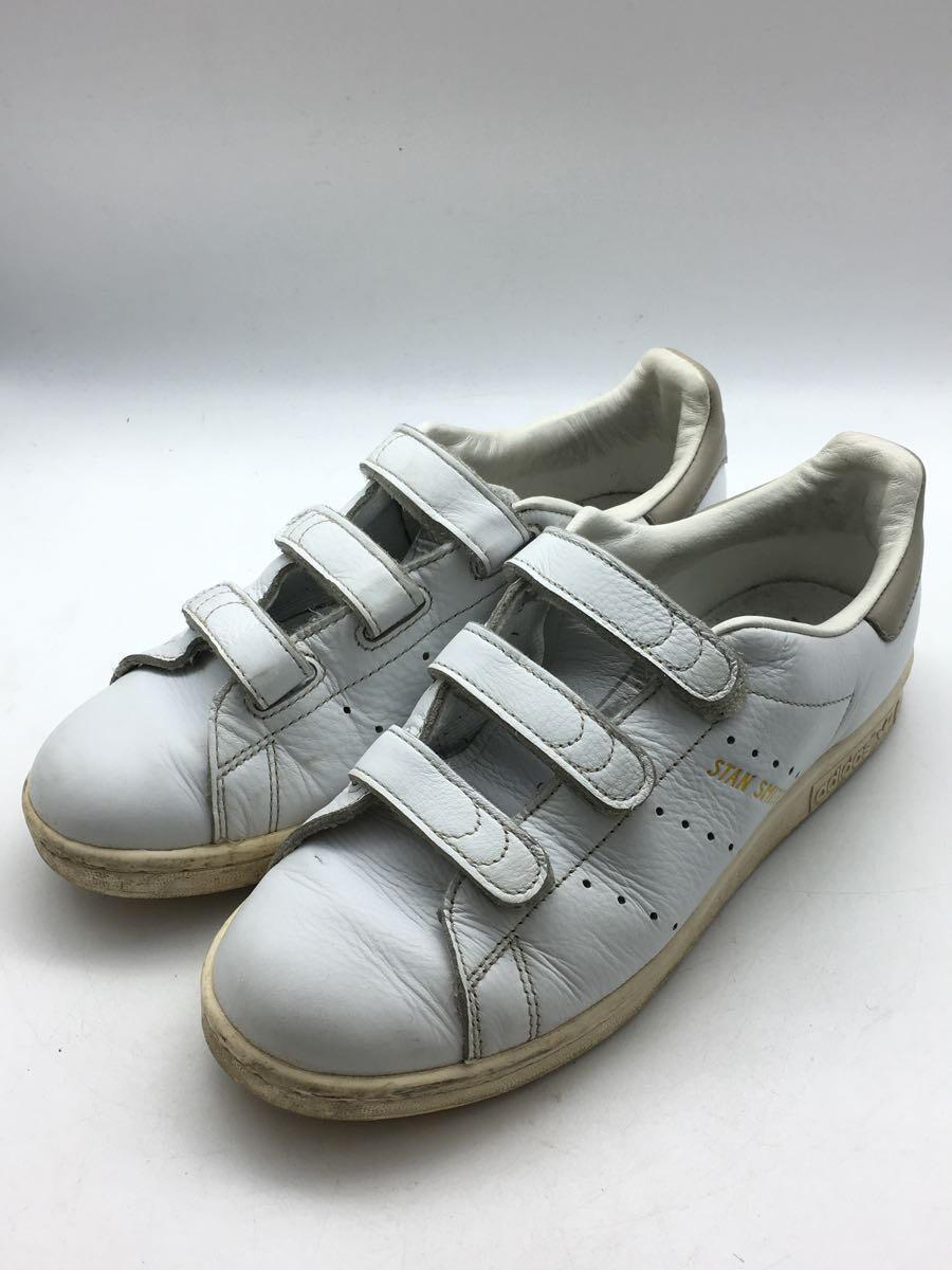 adidas◆ローカットスニーカー/23.5cm/WHT/レザー_画像2