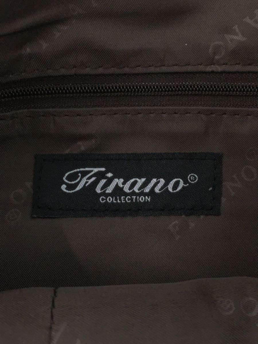 FIRANO◆ショルダーバッグ/フェイクレザー/グレー/無地_画像5