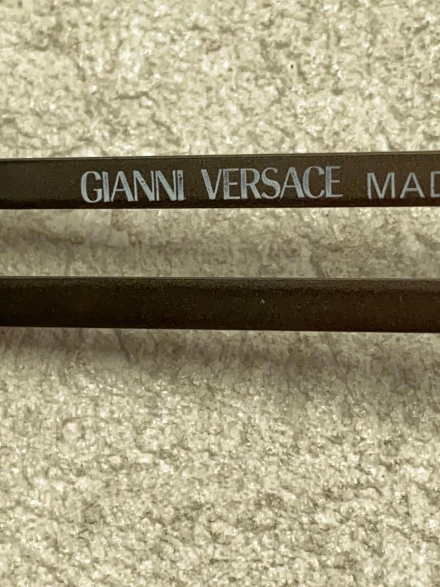 GIANNI VERSACE◆スクエアサングラス/サングラス/SLV/BLU/メンズ/MOD.S39_画像4