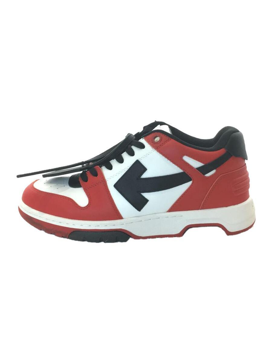 OFF-WHITE◆OUT OF OFFICE/43/RED/OMIS23-SLG0202