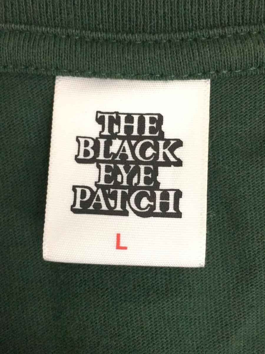 THE BLACK EYE PATCH◆Tシャツ/L/コットン/GRN/ラベルにご注意_画像3