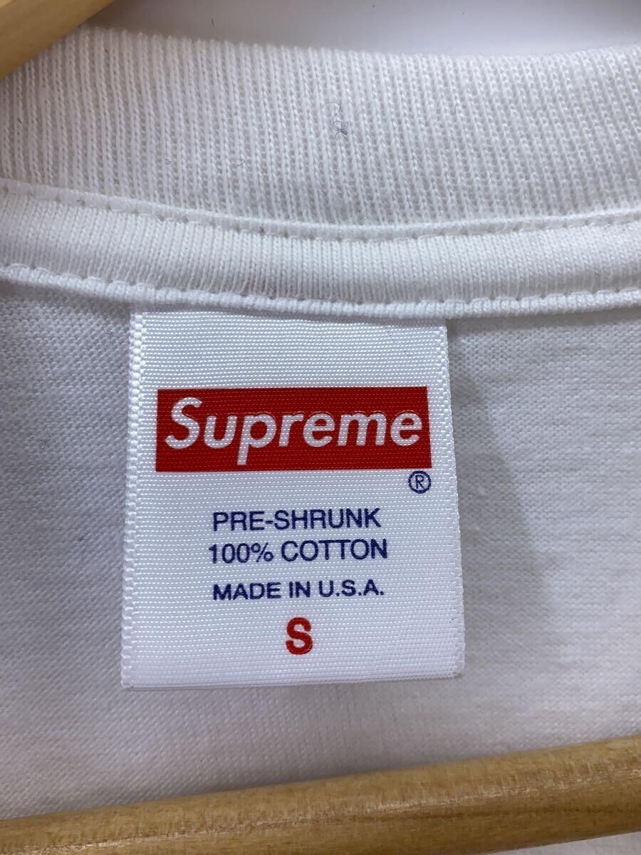 Supreme◆21AW Stack Tee/Tシャツ/S/ホワイト_画像3