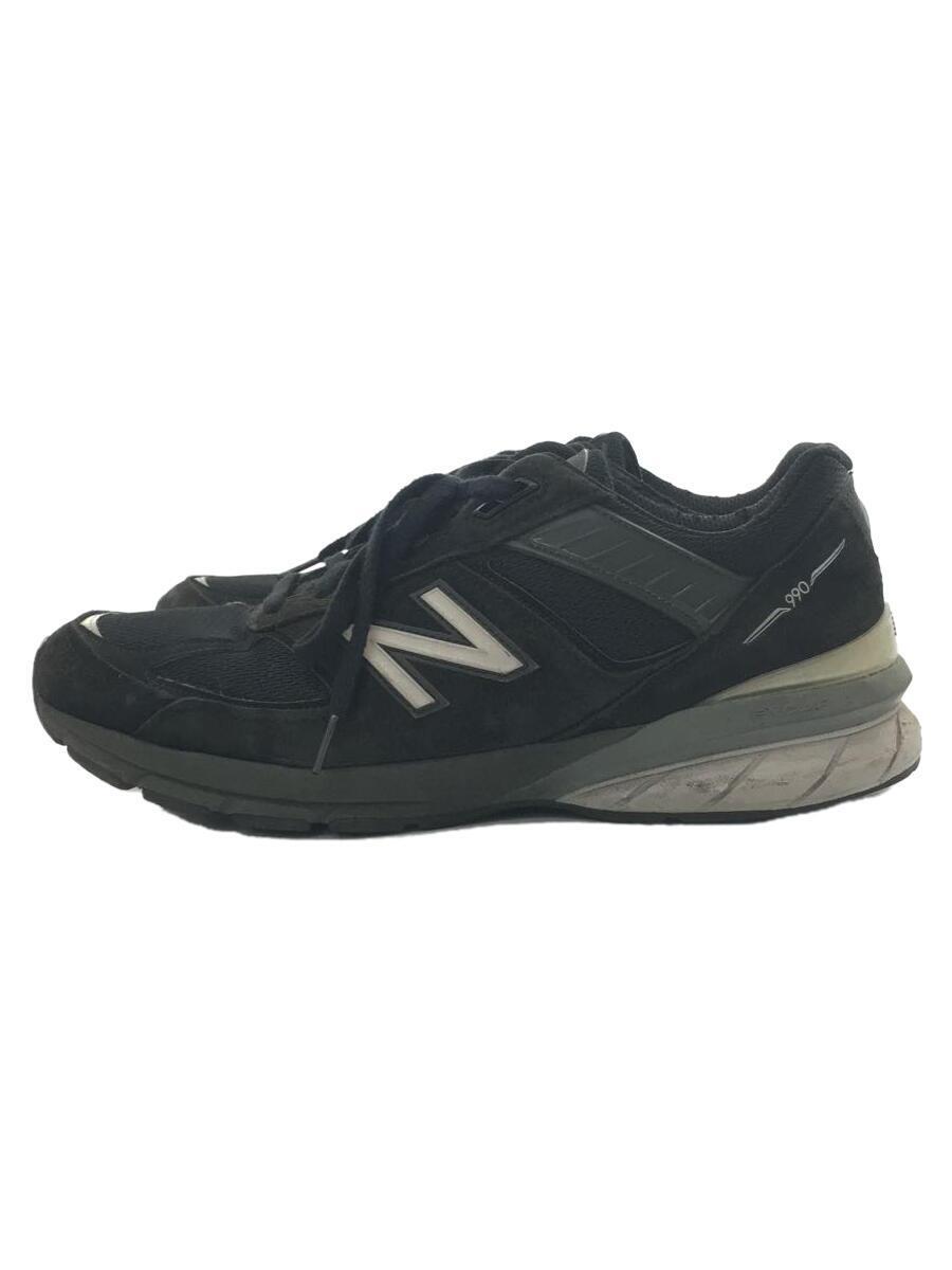 NEW BALANCE◆シューズ/29cm/BLK/M990BK5_画像1