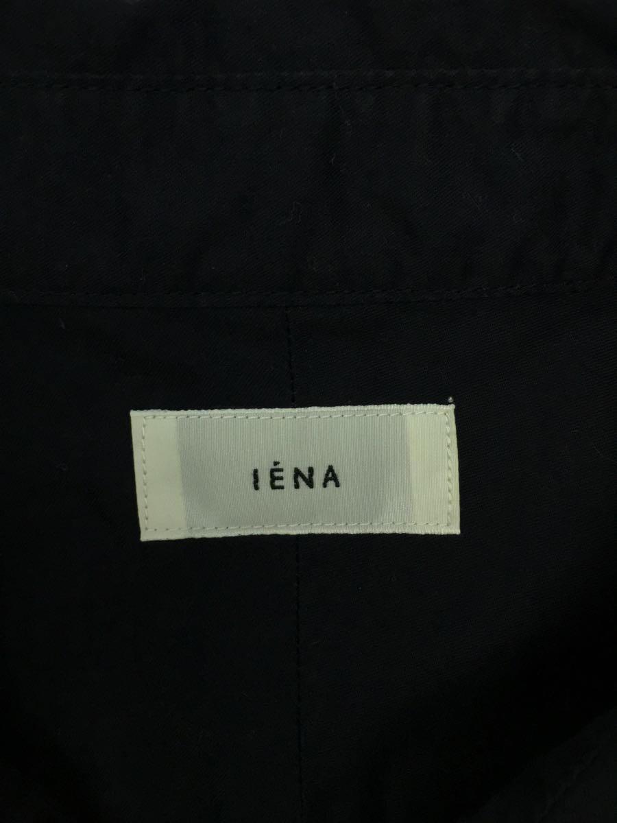 IENA◆23SS/HIGH-COUNTツイルシャツ/長袖シャツ/38/コットン/NVY/23-050-900-0600_画像3