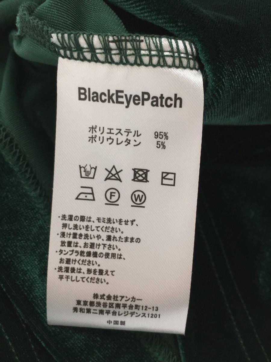 Blackeyepatch◆BLACKLETTER V NECK VELOUR TEE/ベロアTシャツ/XL/GRN/BEPSS23TP45_画像4