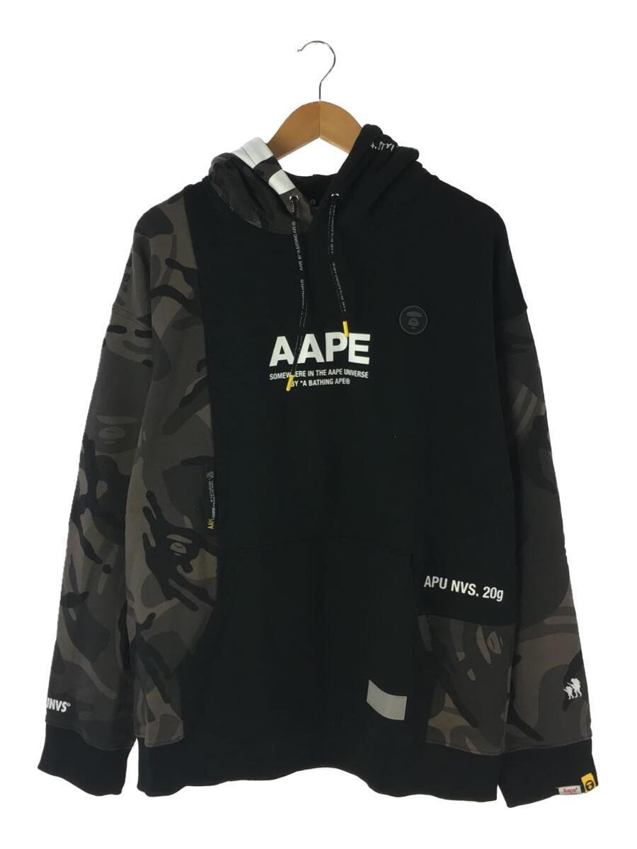 2022新春福袋】 AAPE BY A BATHING APE◇パーカー/XL/コットン/BLK