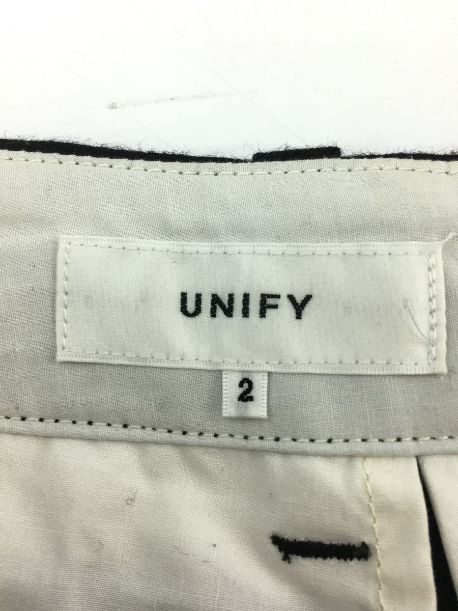 STILL BY HAND◆UNIFY/Tepered Trousers/スラックスパンツ/2/ウール/BLK/PT0783UN_画像5