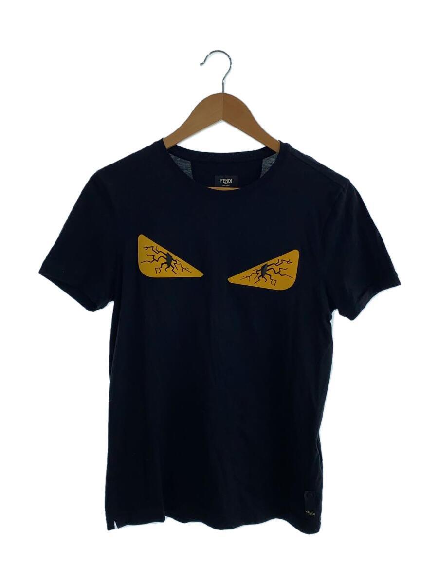 FENDI◆Tシャツ/S/コットン/BLK/FY0894/モンスター