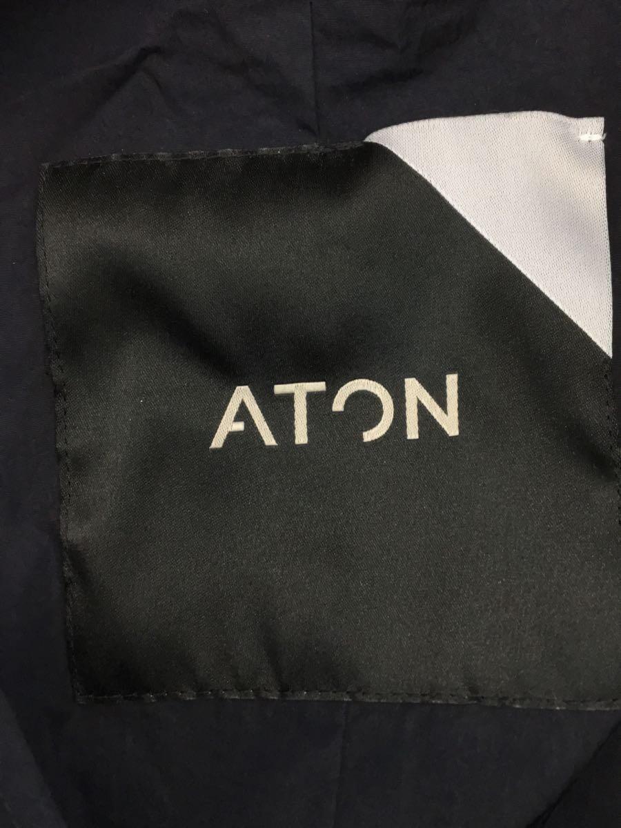 ATON◆コート/6/ナイロン/NVY ATON◆コート/6/ナイロン/NVY