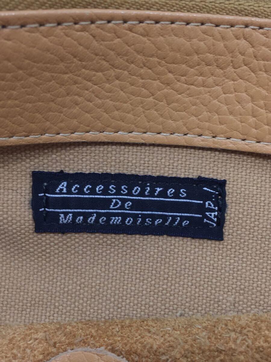 Accessoires De Mademoiselle◆トートバッグ/レザー/CML/キャメル/鞄/ハンドバッグ/_画像5