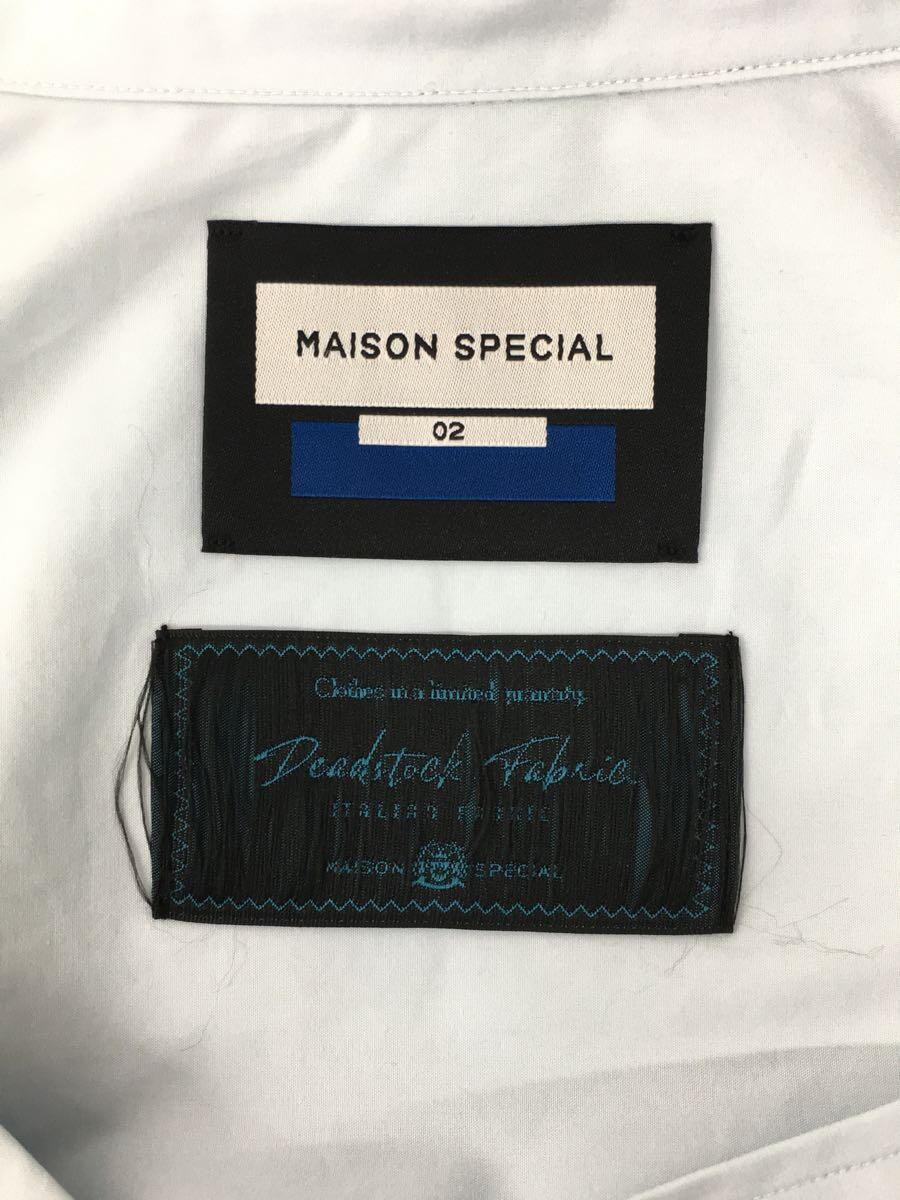 MAISON SPECIAL◆Prime-Over Maxi Shirt Coat コート/2/コットン/BLU_画像3