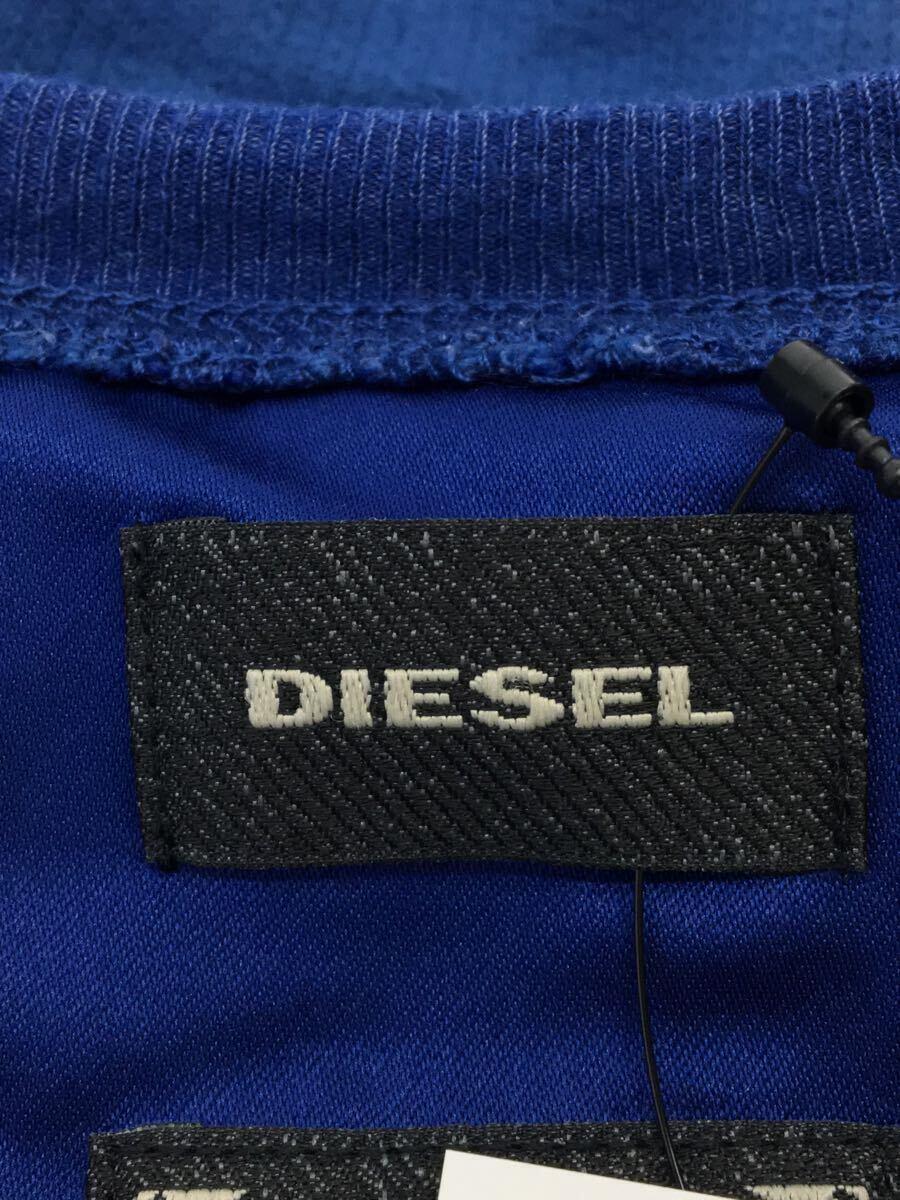 DIESEL◆Tシャツ/-/コットン/BLU_画像3