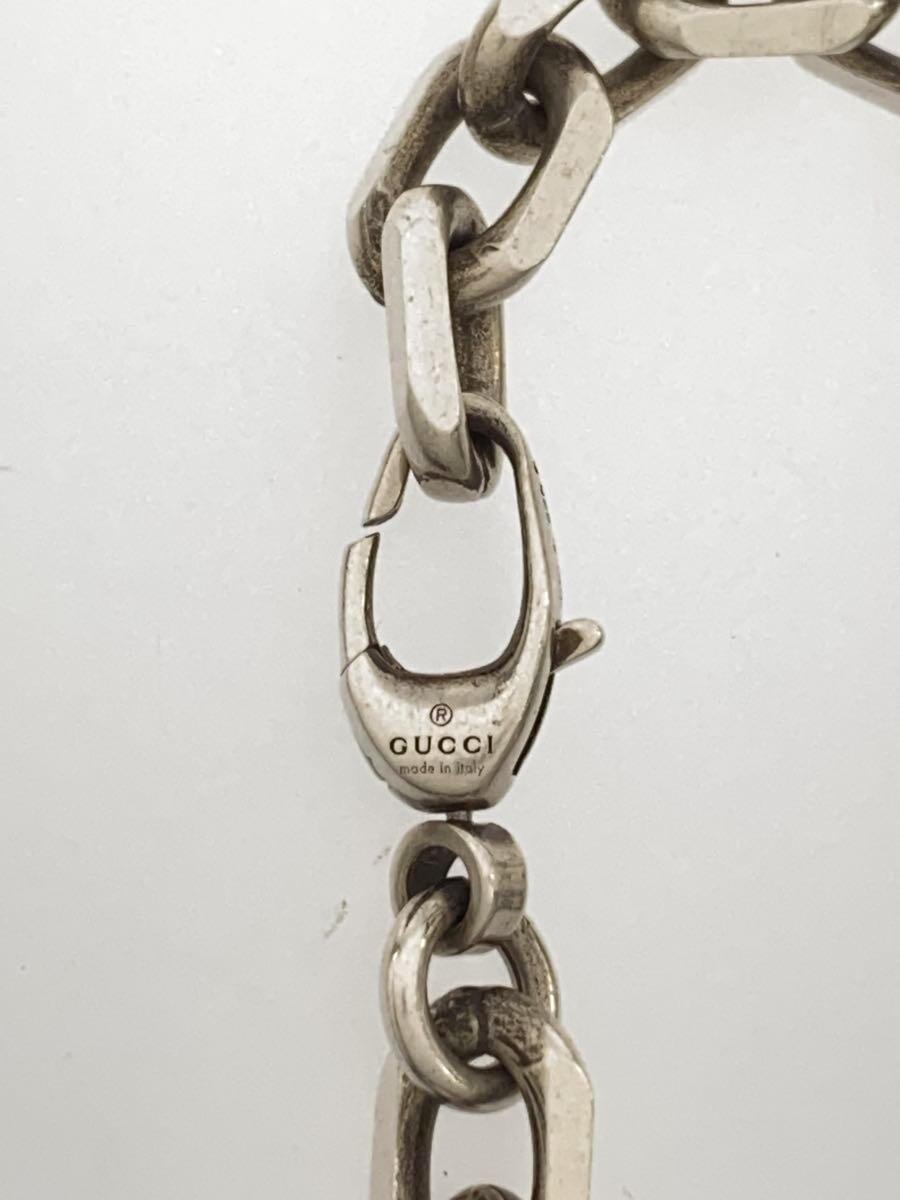 GUCCI◆インターロッキングG/ブレスレット/SV925/SLV/メンズ/620798 J8400 0811_画像2