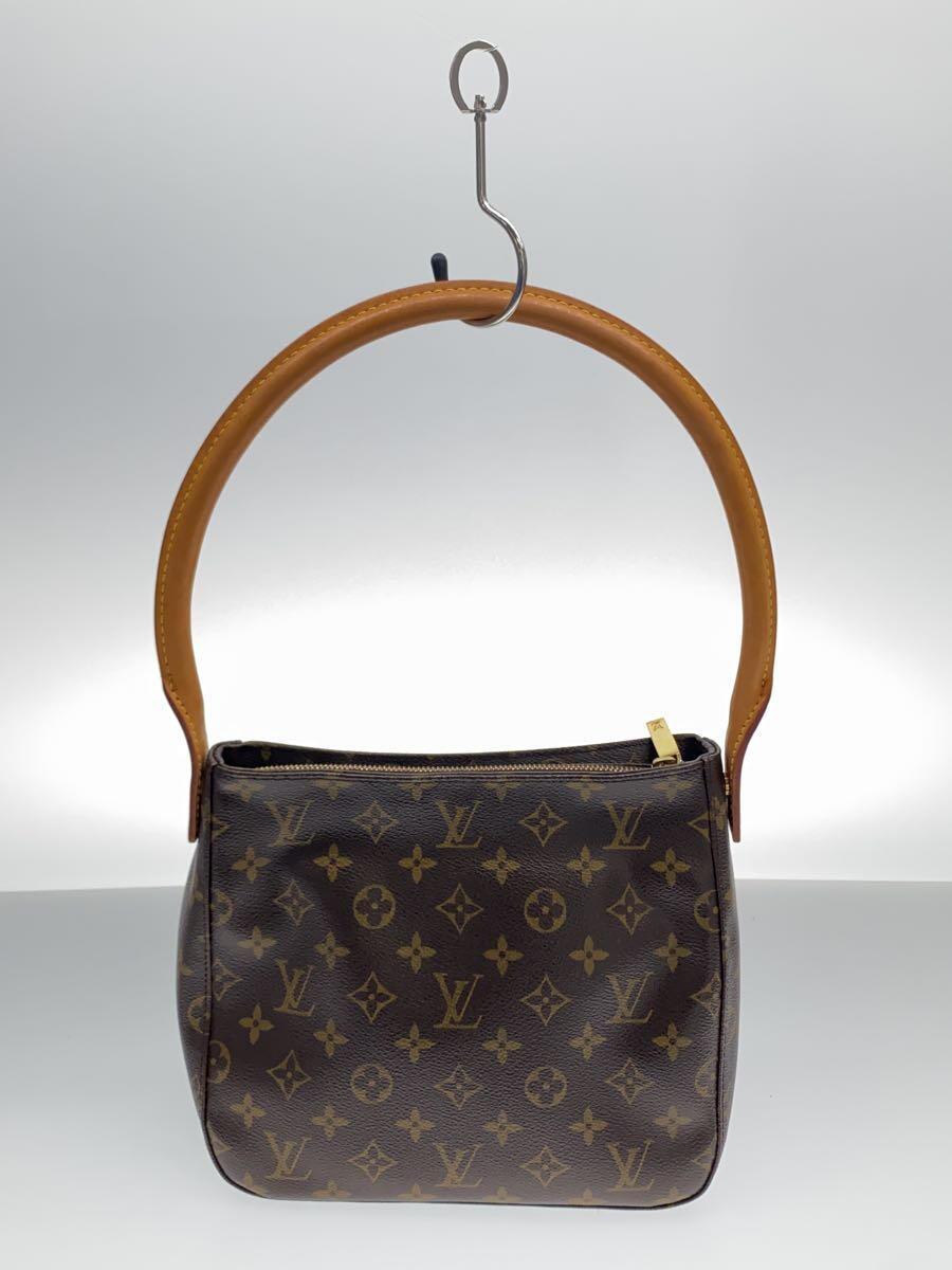 LOUIS VUITTON◆モノグラム/ルーピングMM/ハンドバッグ/PVC/BRW/モノグラム/M51146_画像3