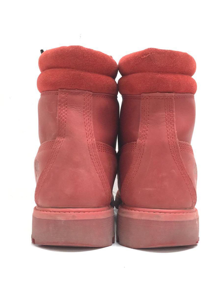Timberland◆ブーツ/25.5cm/RED/A14LE_画像6
