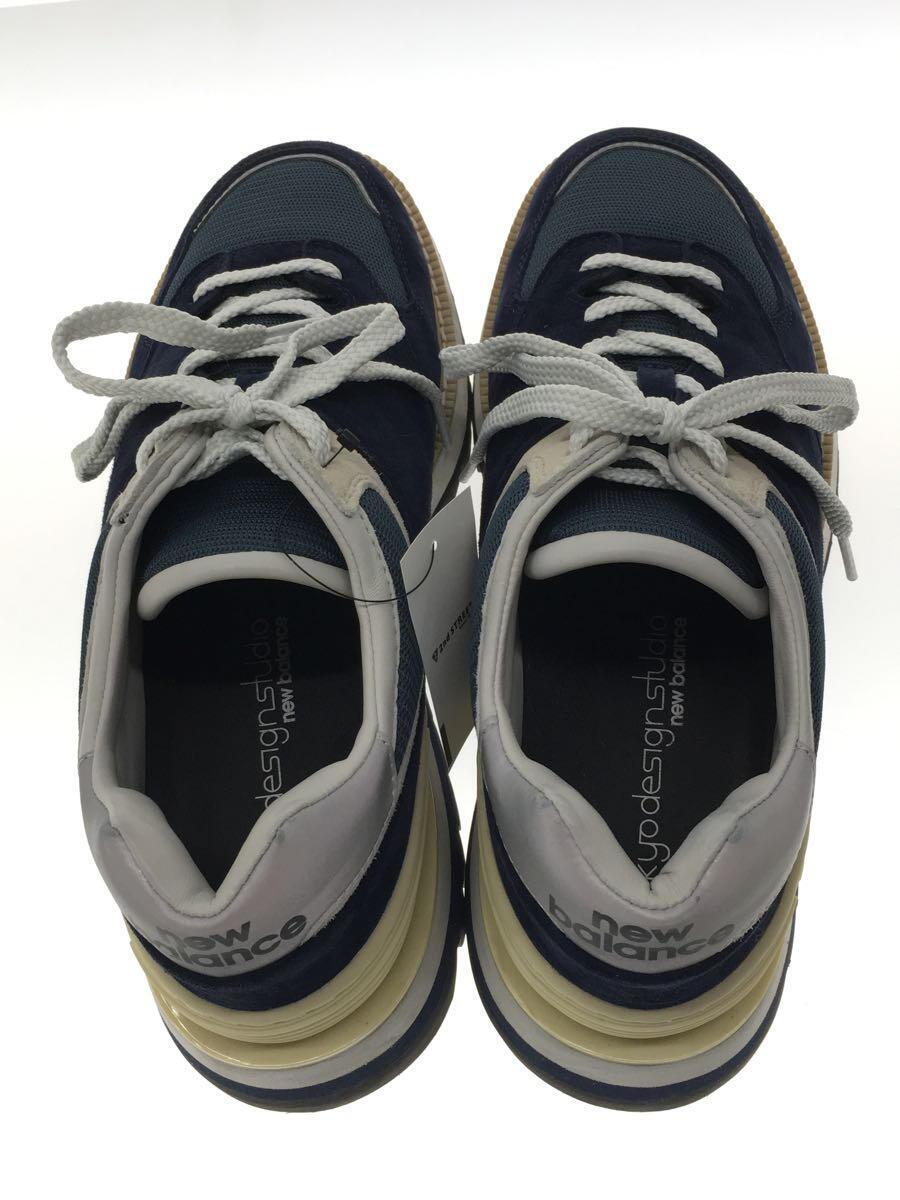 NEW BALANCE◆ローカットスニーカー/27.5cm/NVY/MS574TDS_画像3