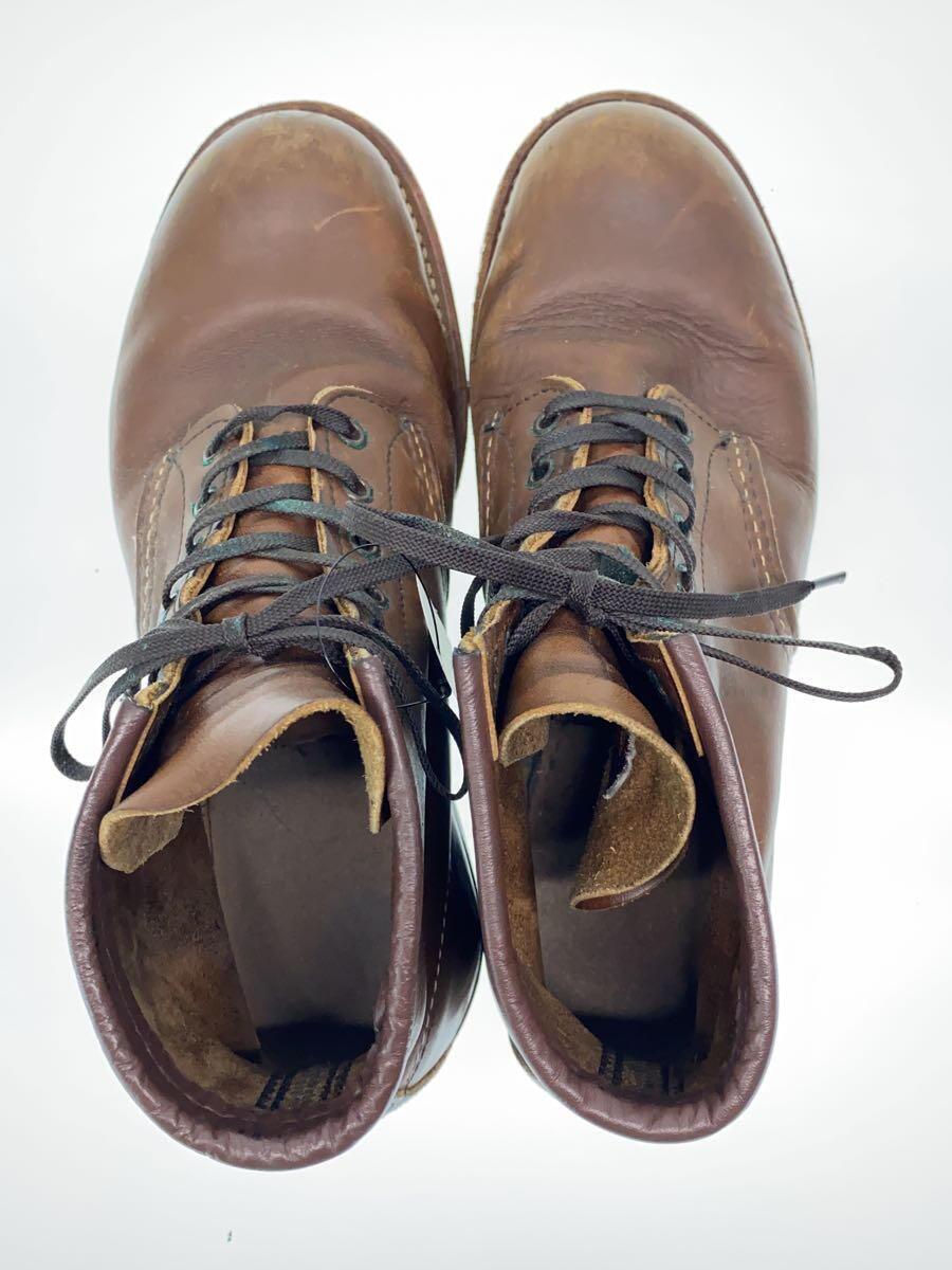 RED WING◆レースアップブーツ・ベックマン/US7.5/BRW/レザー_画像3