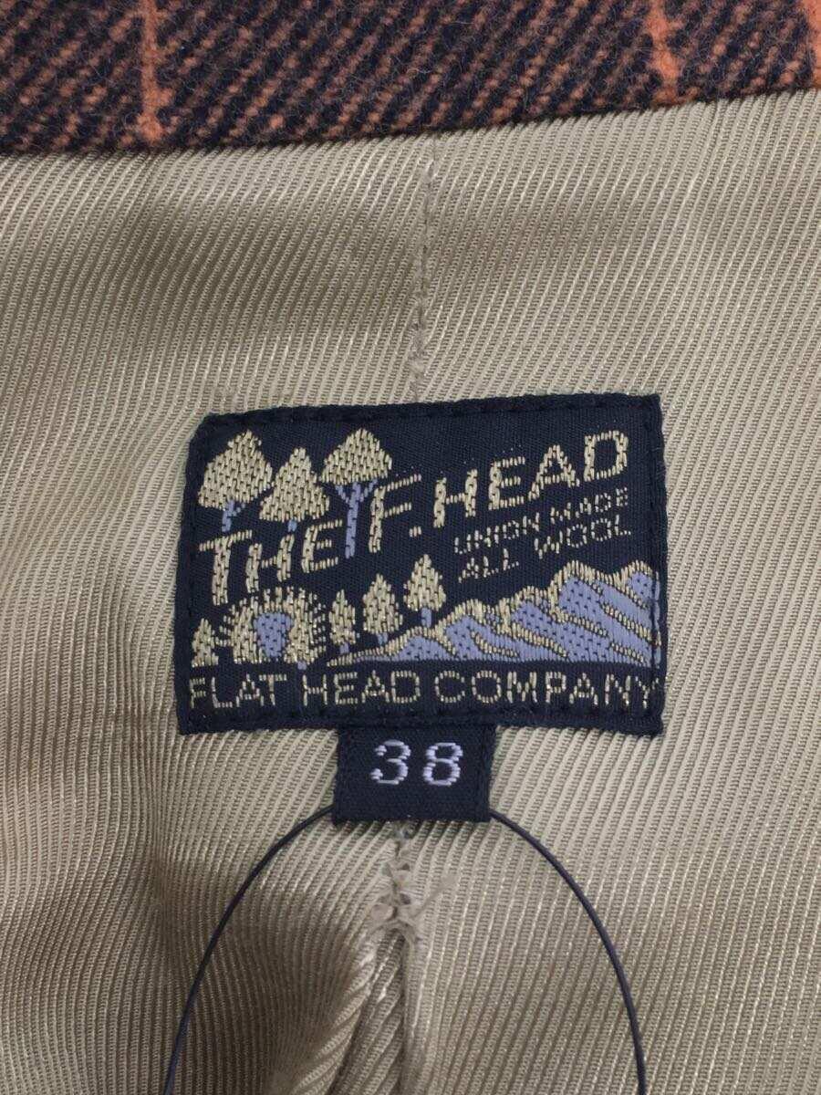 THE FLAT HEAD◆ジャケット/38/ウール/ORN/チェック_画像3