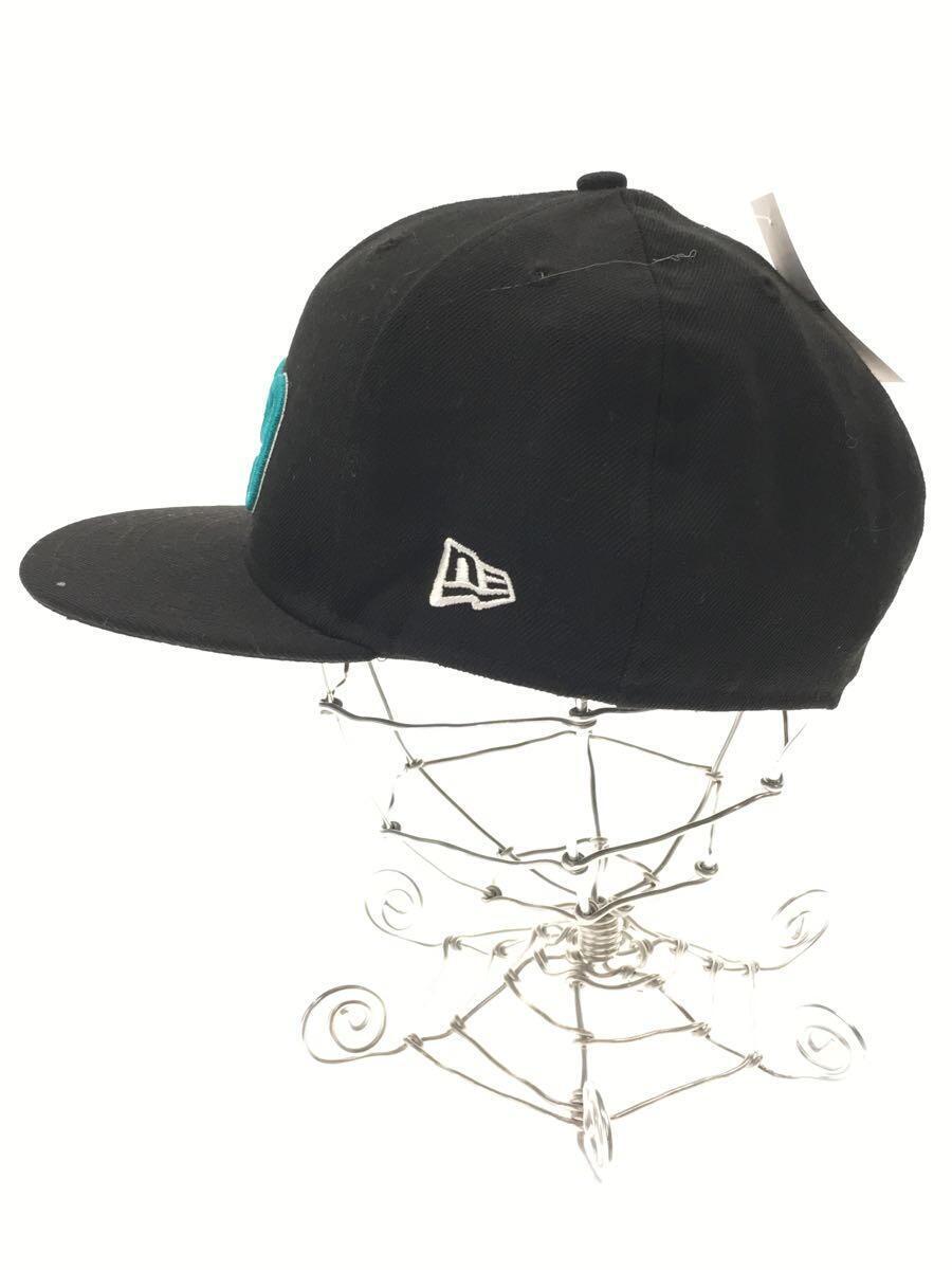 NEW ERA◆キャップ/7 3/8/ウール/BLK/無地/メンズ/14162-00_画像2