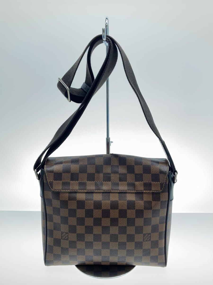 LOUIS VUITTON◆2)ディストリクトPMNM_ダミエ・エベヌPVC/N41031/本体折り目部分ハガレ有_画像3