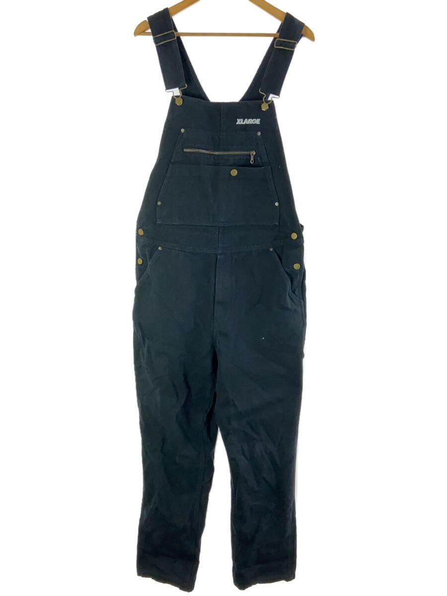 X-LARGE◆22SS/DICKIES OVERALL/ダック地/オーバーオール/M/コットン/BLK/101221031016