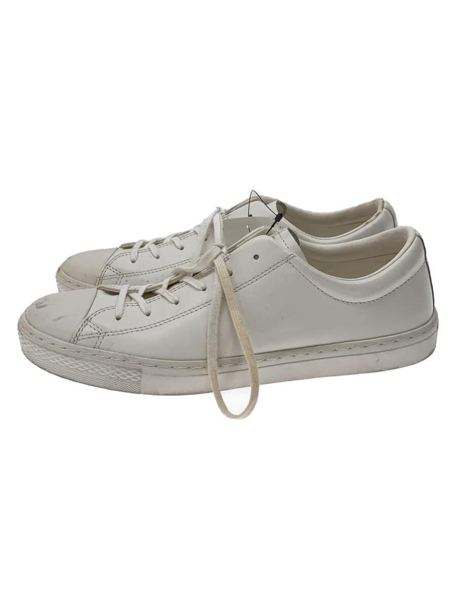 CONVERSE◆LEATHER ALL STAR COUPE OX/ローカットスニーカー/26.5cm/WHT/レザー_画像1