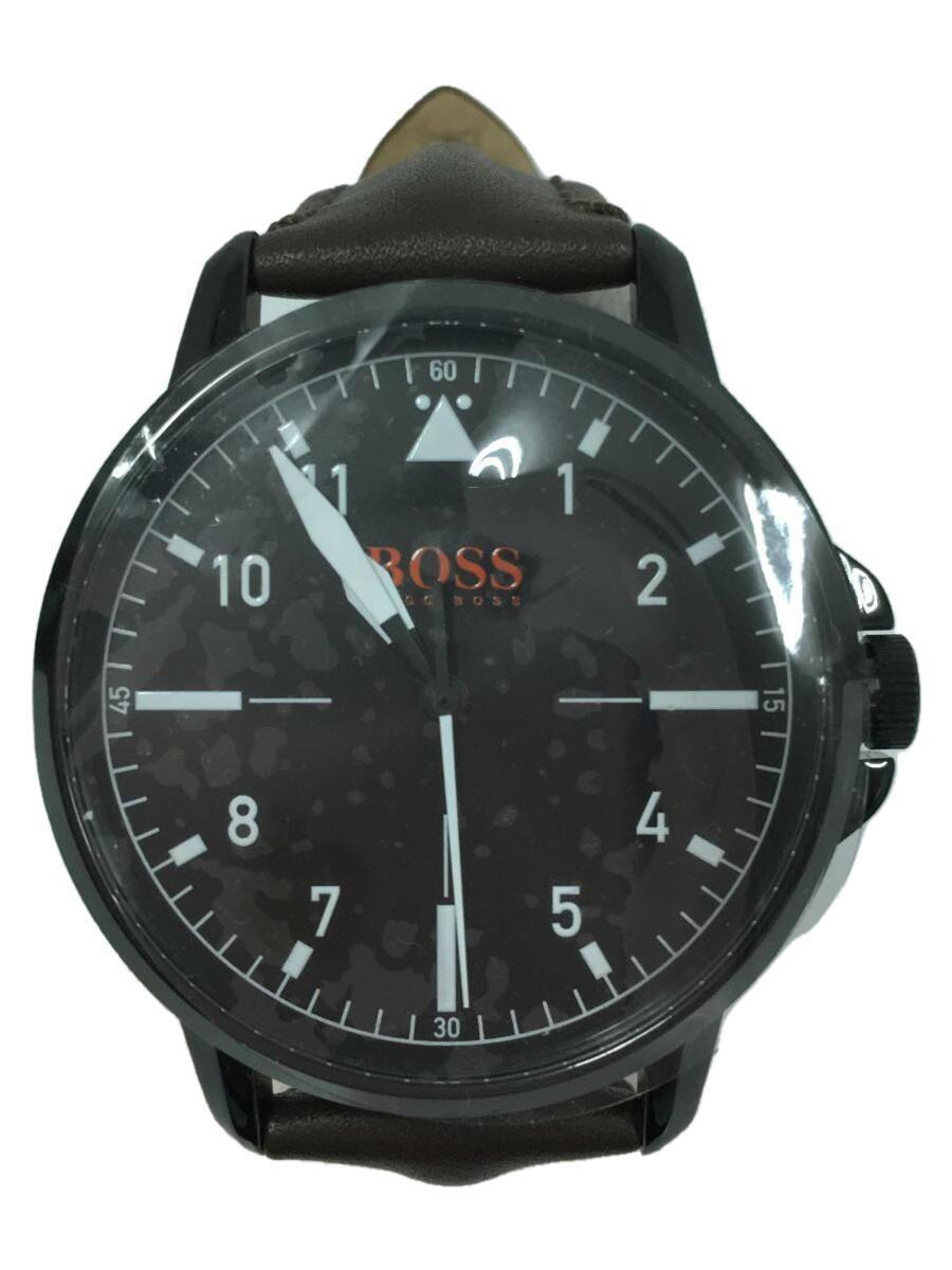 祝開店!大放出セール開催中 HUGO BOSS◇クォーツ腕時計/アナログ/レザー/WHT/BRW/HB-321-1 その他