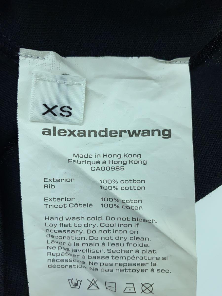 Alexander Wang◆Tシャツ/XS/コットン/BLK_画像4