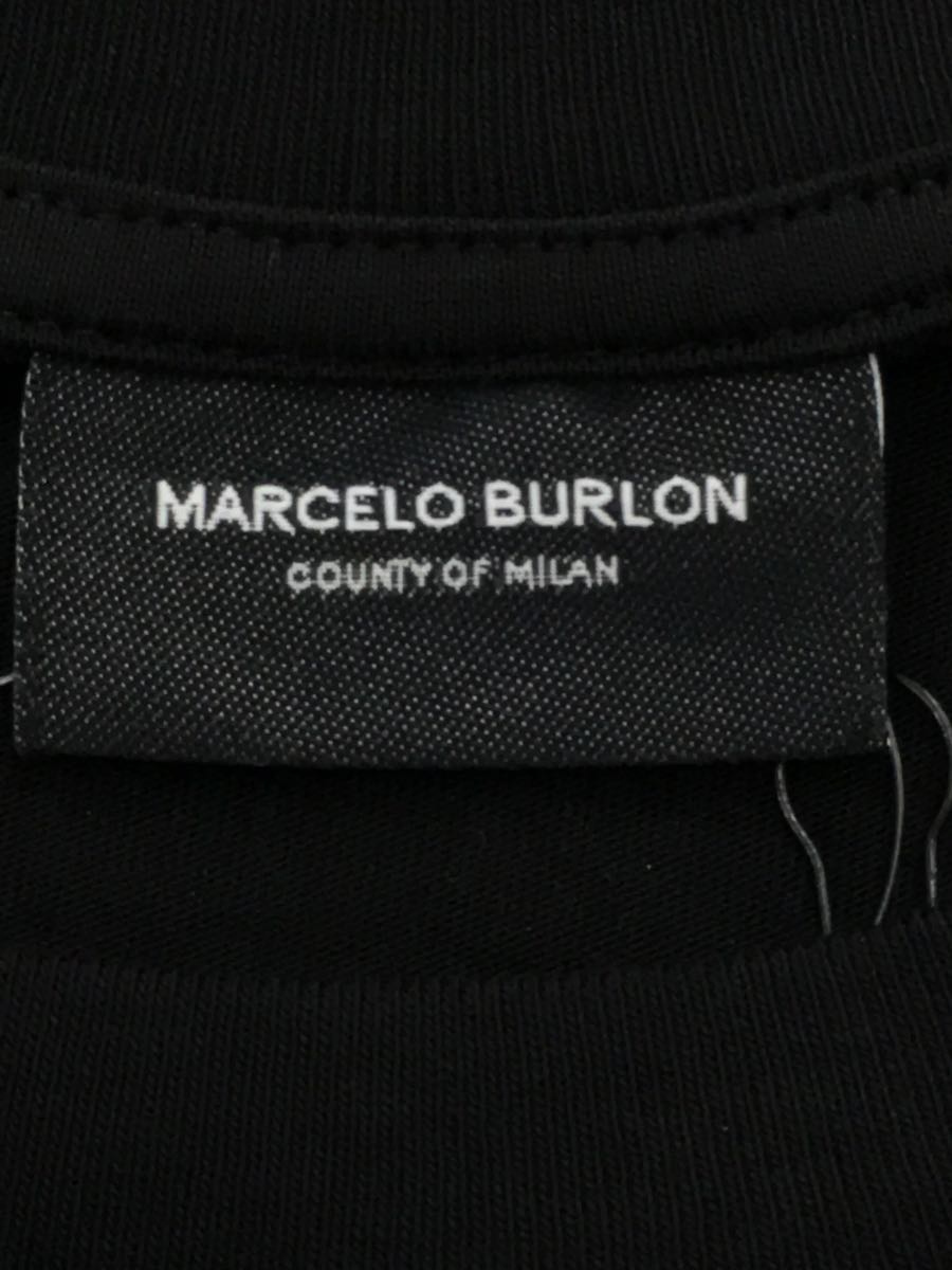 MARCELO BURLON COUNTY OF MILAN◆Tシャツ/XXS/コットン/BLK/プリント/MMAA018S7001079/グラフィック/カットソー_画像3