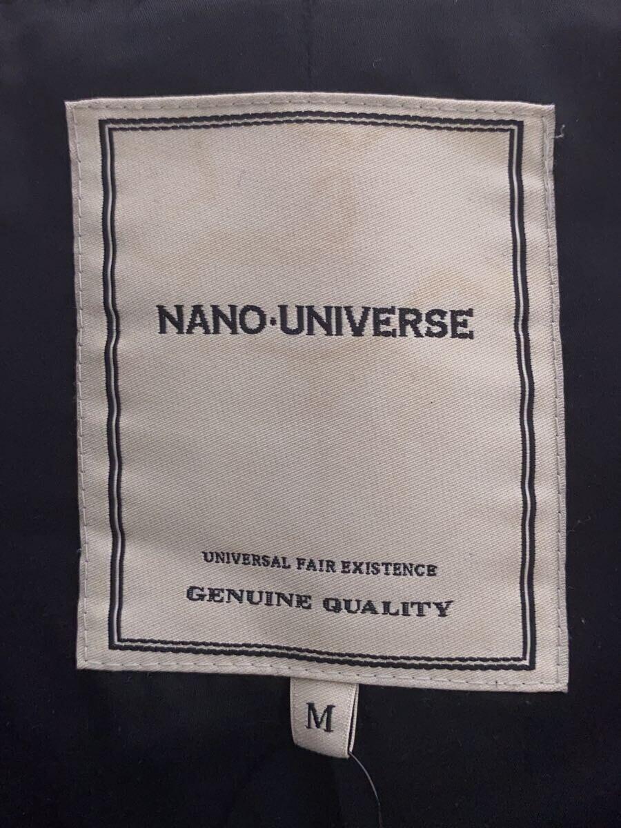 nano universe◆ジャケット/M/ウール/BLK/無地/NUC23CT231UG_画像3