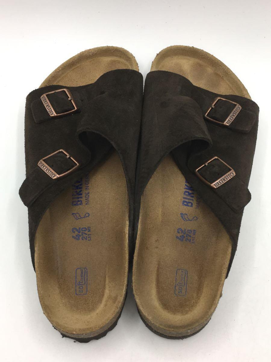 BIRKENSTOCK◆サンダル/チューリッヒ/27cm/BRW_画像3