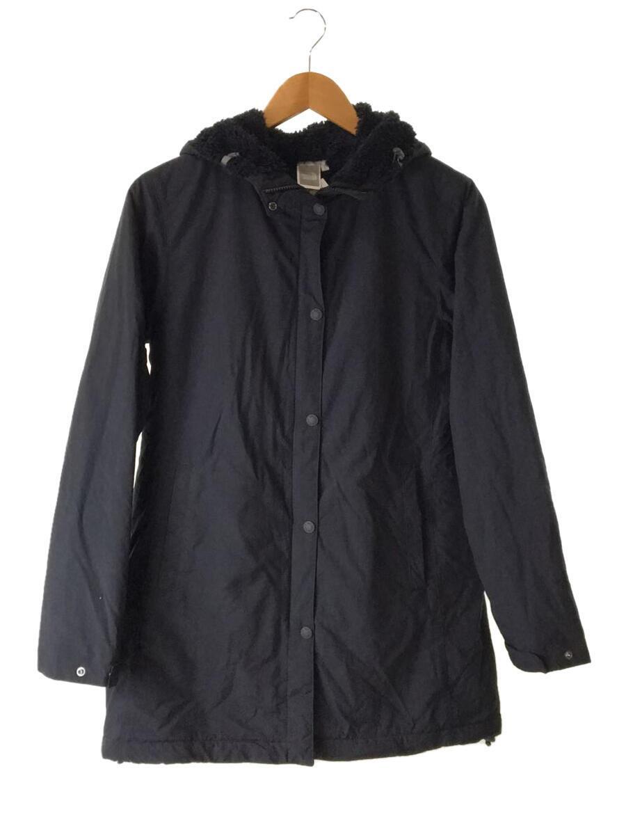 THE NORTH FACE◆COMPACT NOMAD COAT_コンパクトノマドコート/L/ナイロン/BLK/無地