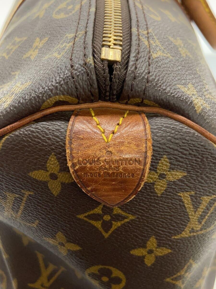 LOUIS VUITTON◆キーポル50_モノグラム・キャンバス_BRW/PVC/BRW_画像5