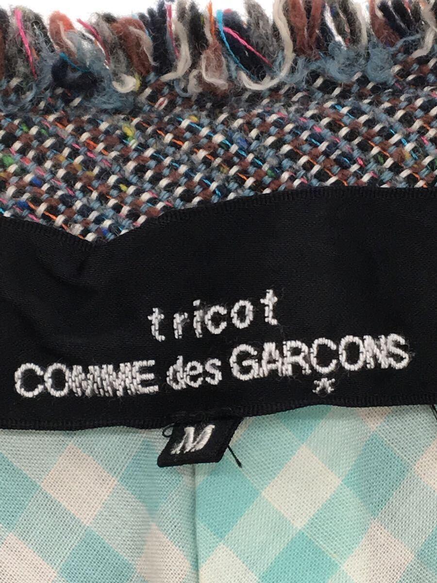 tricot COMME des GARCONS◆ジャケット/M/ウール/GRY/TE-J023/AD2001_画像3