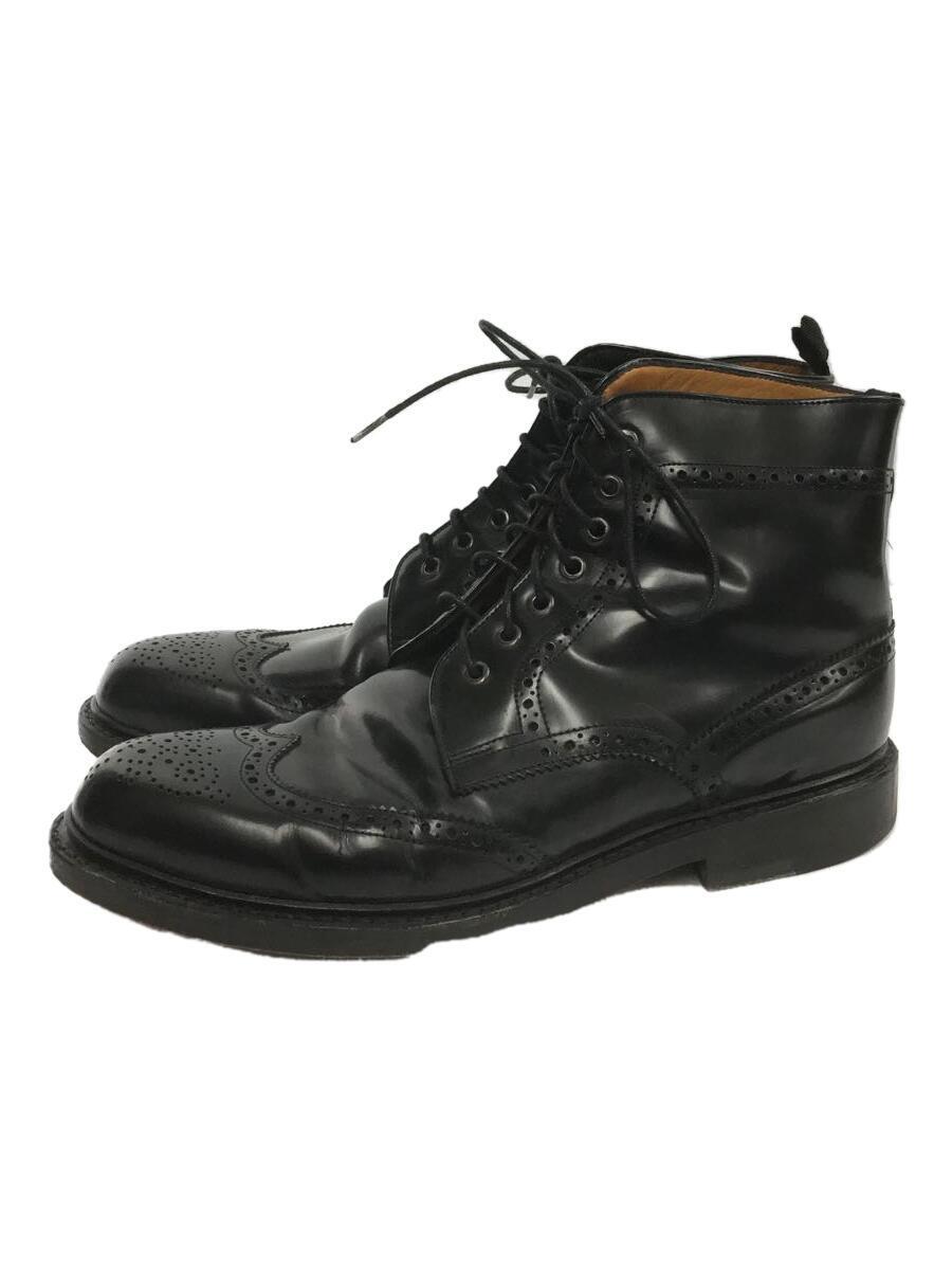 Jalan Sriwijaya◆ブーツ/UK8.5/BLK/レザー