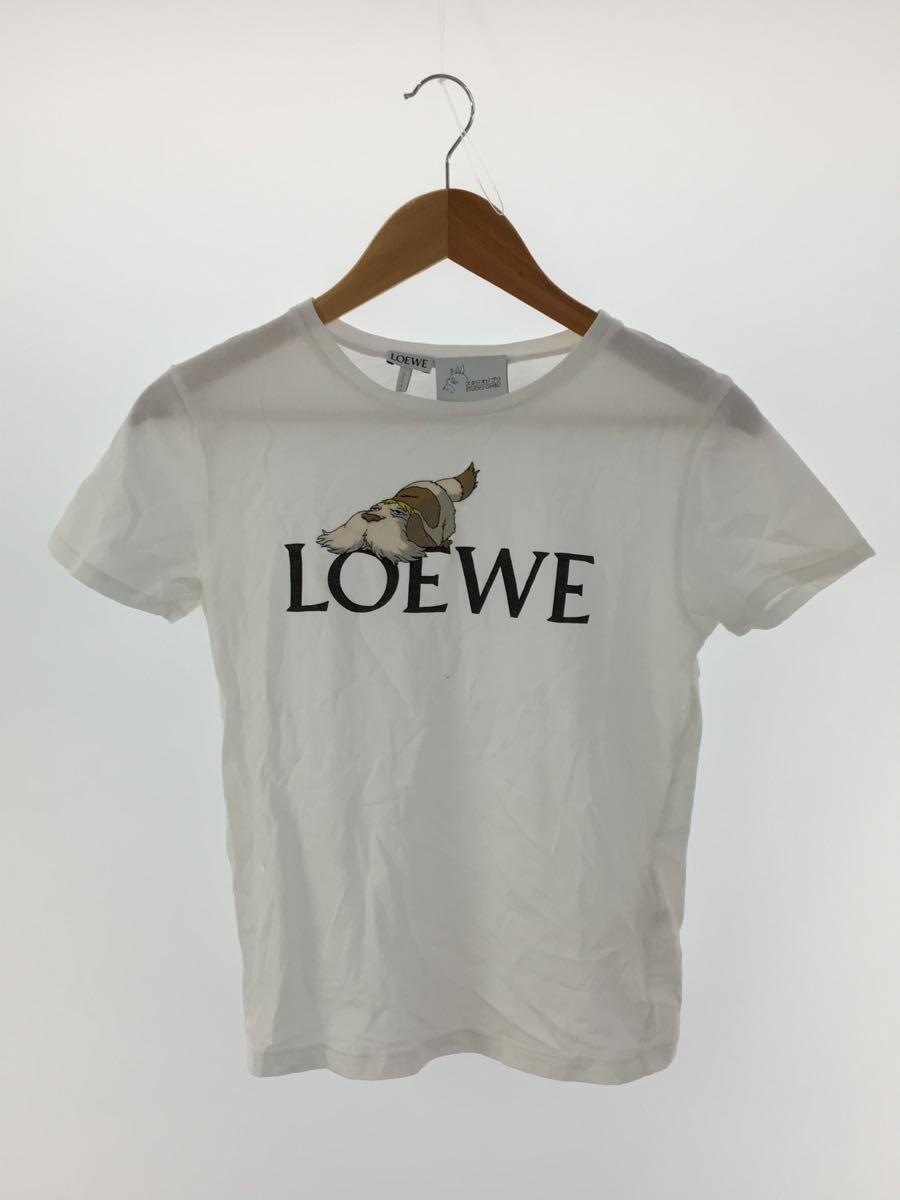 LOEWE◆23SS/×ハウルの動く城/ヒン/Tシャツ/S/コットン/WHT/SB44Y22X12