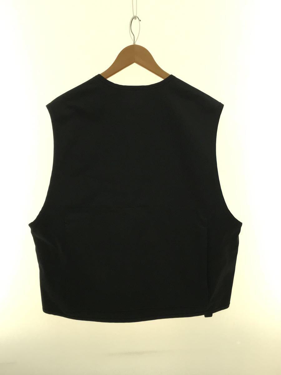 LEMAIRE◆ベスト/L/ポリエステル/BLK/ブラック/21AW/REPORTER VEST/レポーターベスト/ジップ_画像2