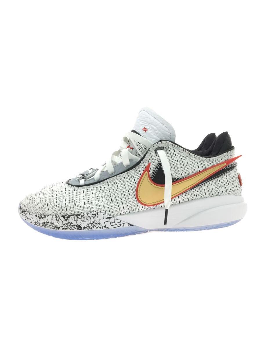 NIKE◆ローカットスニーカー/LEBRON 20 EP/DJ5422-100/28cm/WHT