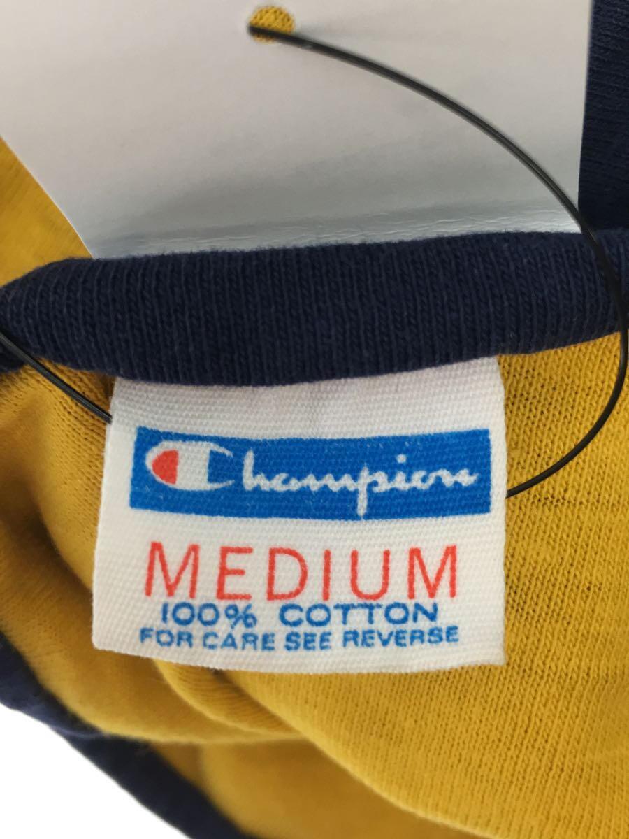 Champion◆Tシャツ/M/コットン/NVY_画像3