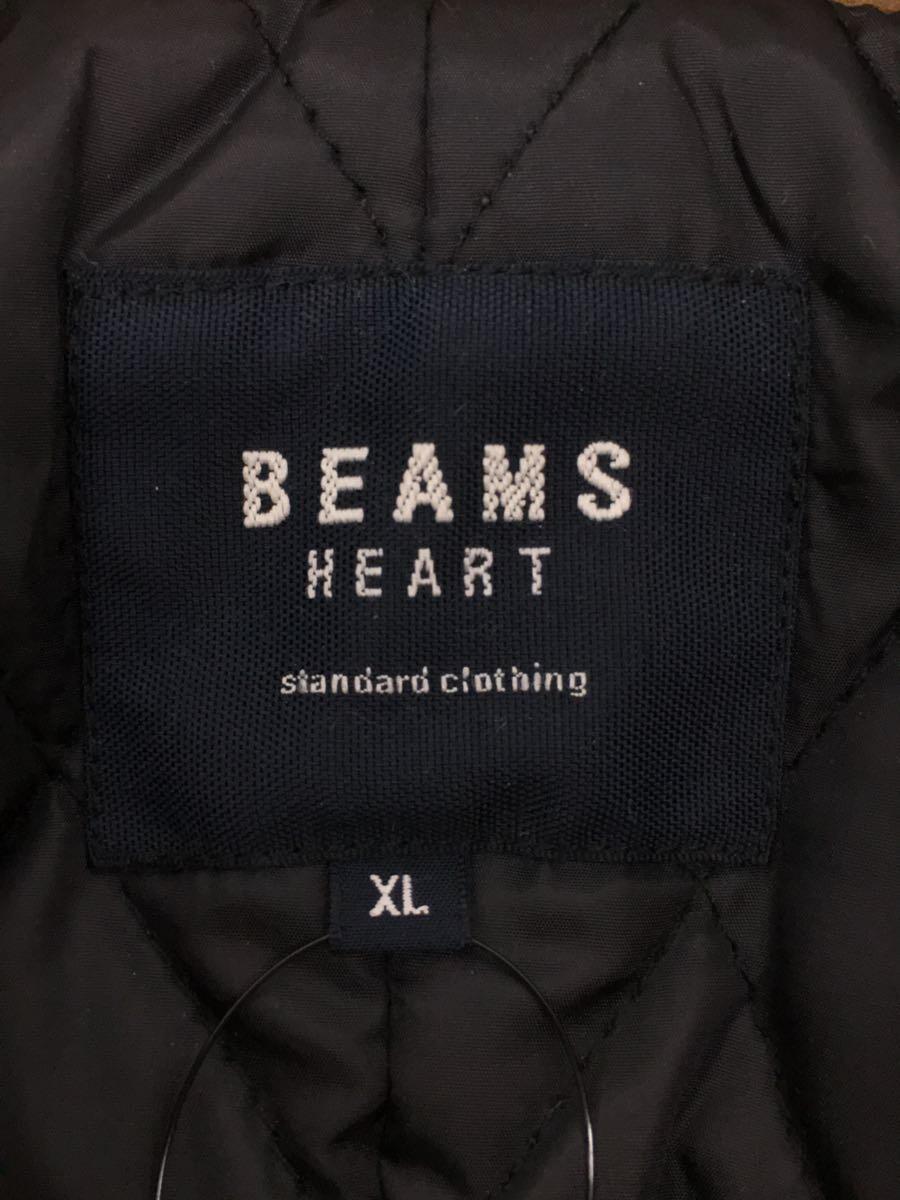 BEAMS HEART◆ステンカラーコート/XL/ポリエステル/BRW/42-19-0094-147_画像3