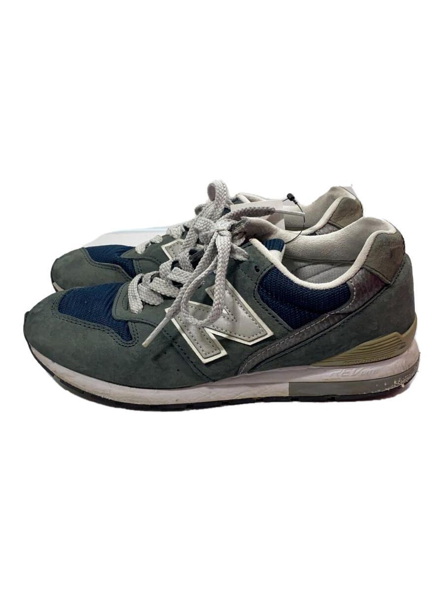 NEW BALANCE◆ニューバランス/MRL996/22.5cm/GRN/スウェード_画像1