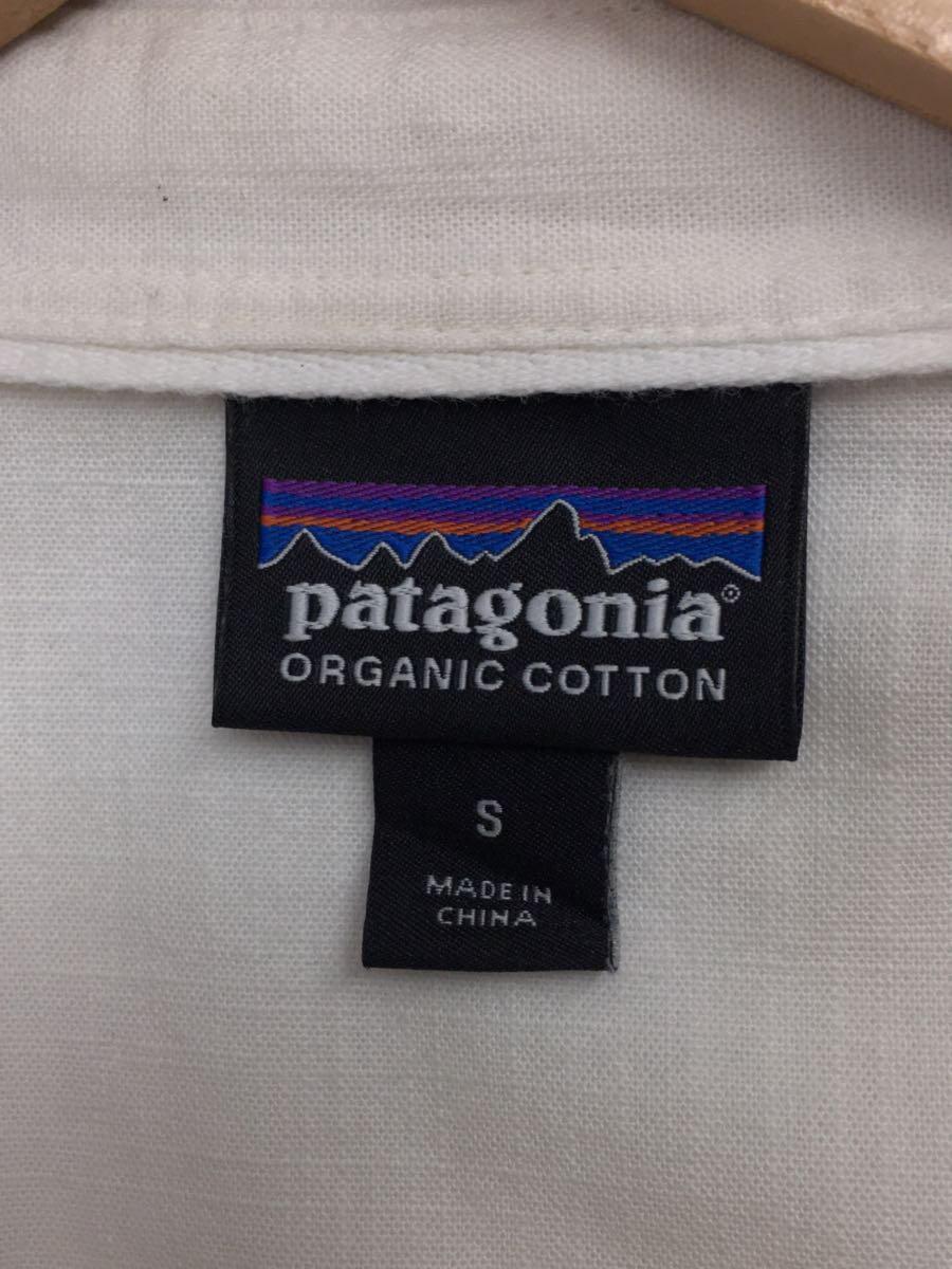 patagonia◆長袖シャツ/S/コットン/WHT/53640FA17_画像3