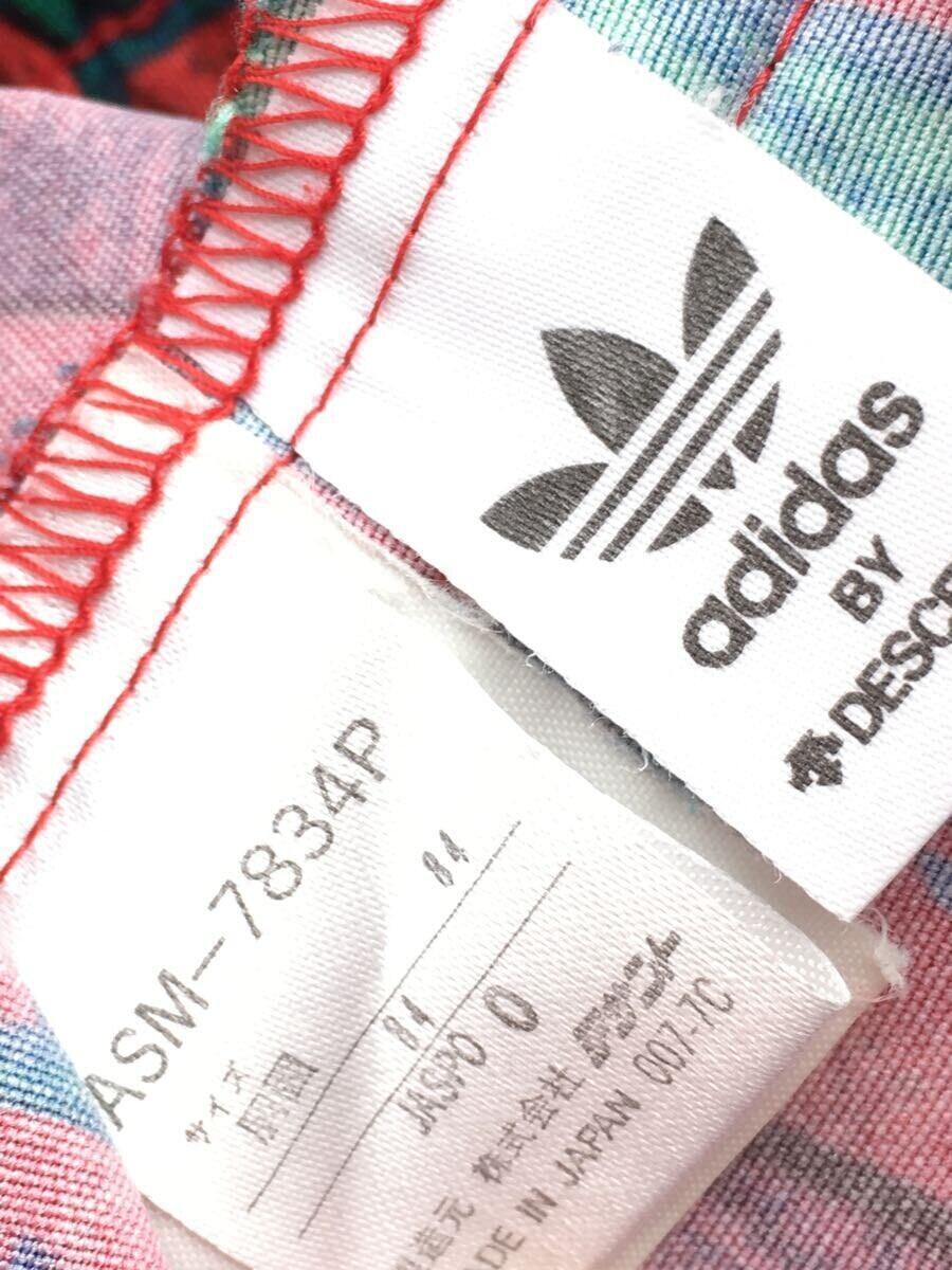 adidas* Descente производства Adidas / мульти- Logo шорты /O размер / полиэстер / красный / общий рисунок 