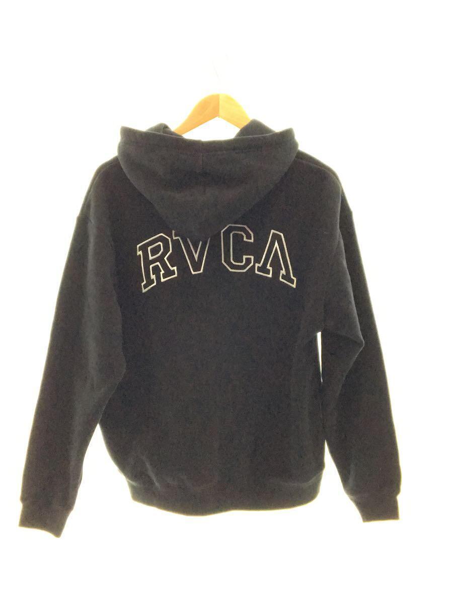 RVCA◆ジップパーカー/S/コットン/BLK/bd044158_画像2