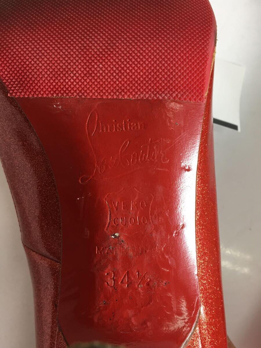 Christian Louboutin◆パンプス/34.5/RED/528-25_画像5