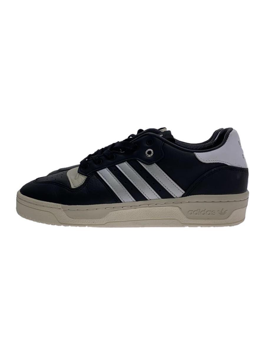 adidas◆RIVALRY LOW CONSORTIUM/ID7389/ローカットスニーカー/27cm/ブラック/レザー