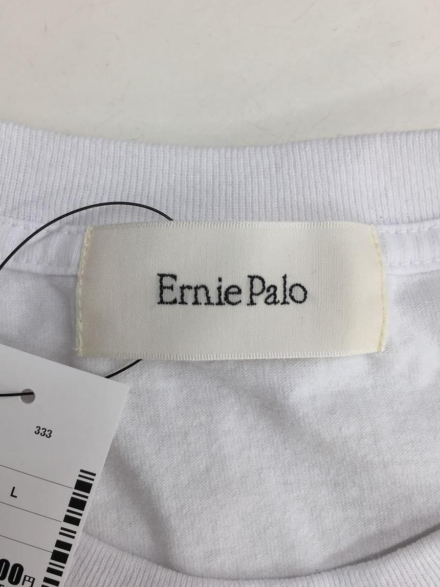 ernie palo/アーニパロ/Tシャツ/L/コットン/ホワイト/EPANACT01_画像3