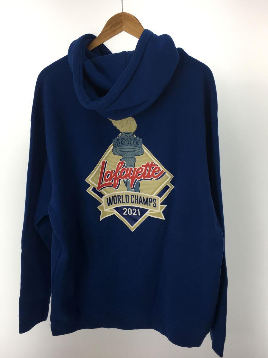 Lafayette◆パーカー/XXL/コットン/BLU_画像2