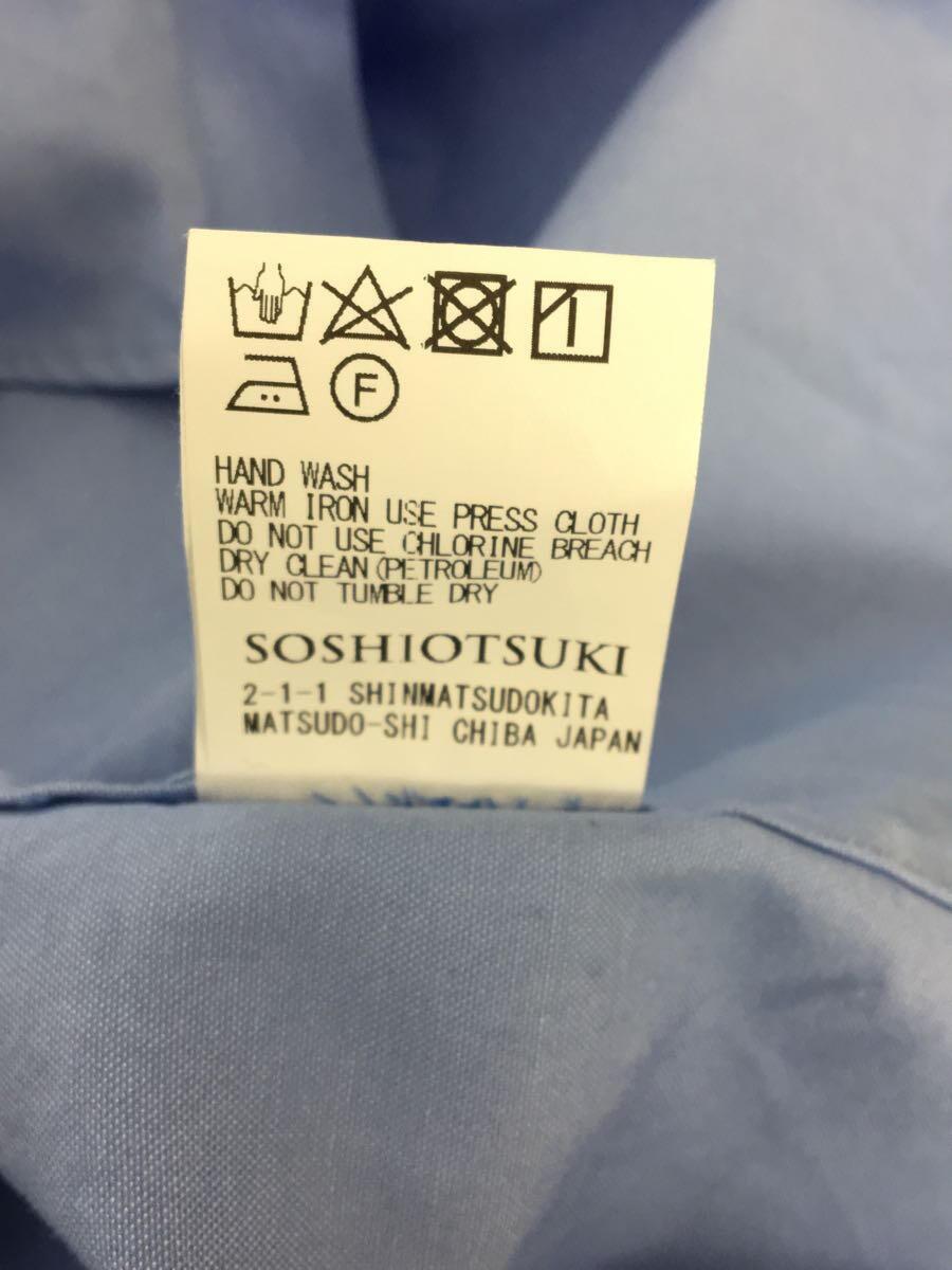 SOSHIOTSUKI◆ENDING CUTTER SHIRT/エンディングカッターシャツ/S20SSSH01C/ブルー/46_画像5