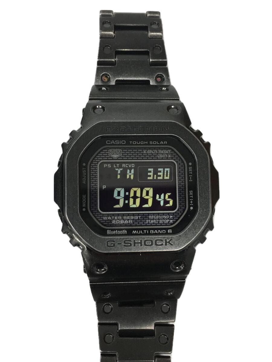 Casio ◆ Солнечные часы/G-Shock/Digital/Black